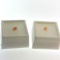 2 x Spessarite Garnet Gemstones .55ct