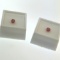 2 x .7ct Oval Cut Orange Labradorite Gemstones