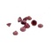 10 x SynthetiPurple Spinel 3.05ct 2.5mm