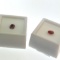 2 x Oval Cut Red Labradorite Gemstones 8x6mm 1.1ct