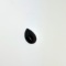 Black Onyx Teardrop Cabochon 1.55ct 7x10mm