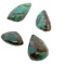 4 x Turquoise Pieces 42.6ct