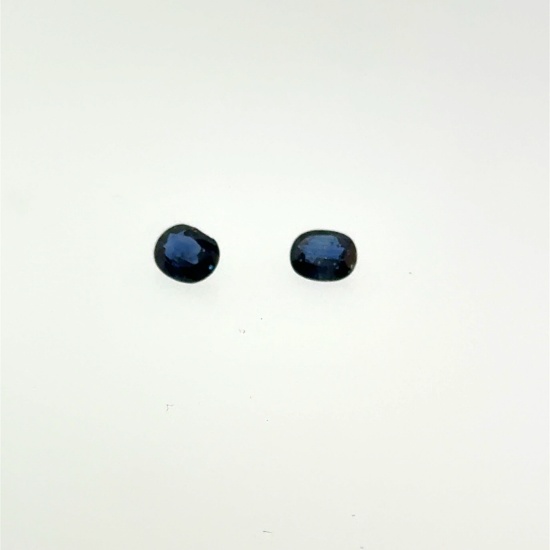 Matched Pair Sapphires .92ct 3.5x5.1mm