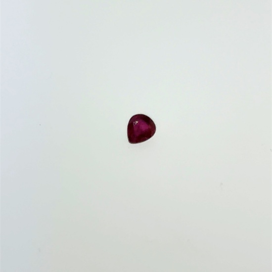 Pear Cut Ruby .39ct