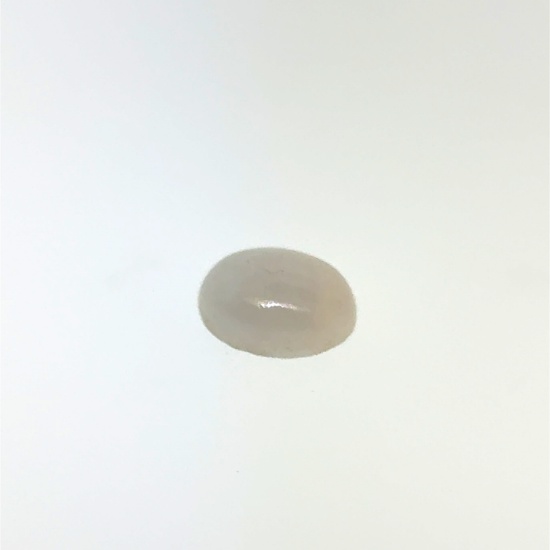 White Jade Cabochon 5.7ct  12.2x9.8mm