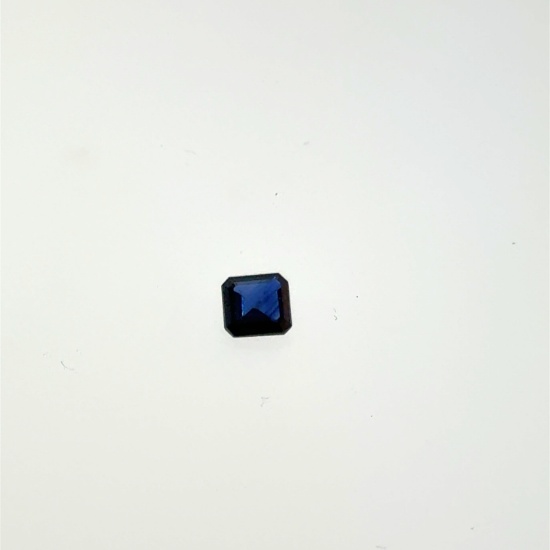Emerald Cut Sapphire Gemstone .5ct 4.4mm