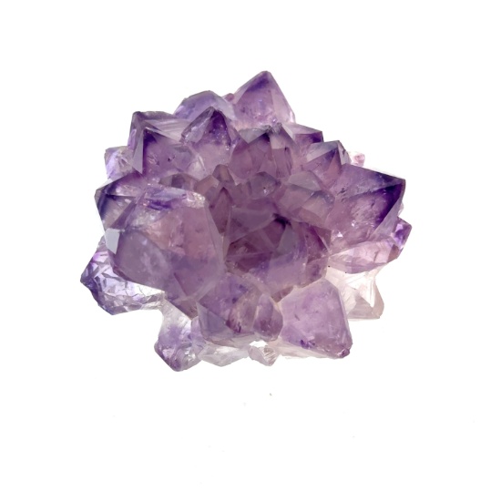 Amethyst Crystal Cluster 77.2g Polished Bottom