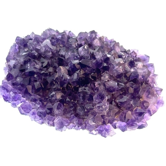 Amethyst Crystal Cluster 96.4g Polished Bottom