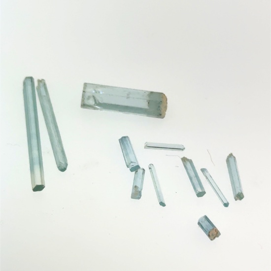 Aquamaring Crystal Specimens 22.9ct