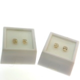 2 x Matched Pairs Dorado Quartz 3.2ct