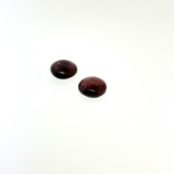 Pair of Garnet Cabochon 3ct 7mm