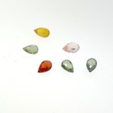 Briolette Cut Mixed Topaz Selection 4.3ct 3x5mm