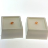 2 x Spessarite Garnet Gemstones .55ct