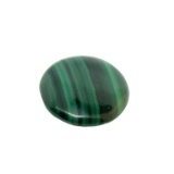 Malachite Round Tablet 20.7mm 16.85ct