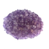Amethyst Crystal Cluster 92.7g Polished Bottom