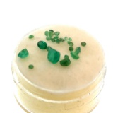 Mixed Round Emerald Selection 1.35ct