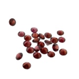 22 x Round Cut Garnet Gemstones 5.5ct 3mm