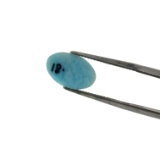 Turqupise val Cabochon 14.7x8.5mm