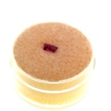 2 x Synthetic Small Ruby Square Gemstones