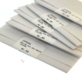 6 x .3mm White Zircon Gemstones