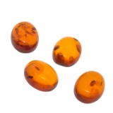 Golden Amber Oval Cabochon Selection