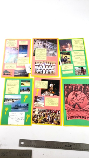 Handmade Poster for Reggae Sunsplash Collectible Photos and Text Collage