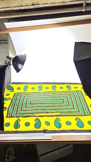 African Hand Print Fabric Panel 40x60 upendo ni tunda la roho