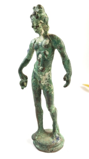 Bronze Etruscan Roman Style Statuette Figurine