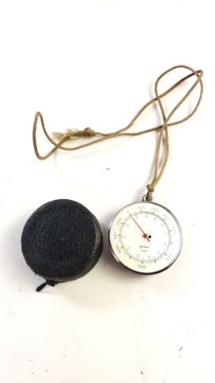 Gischard Pocket Barometer in Case