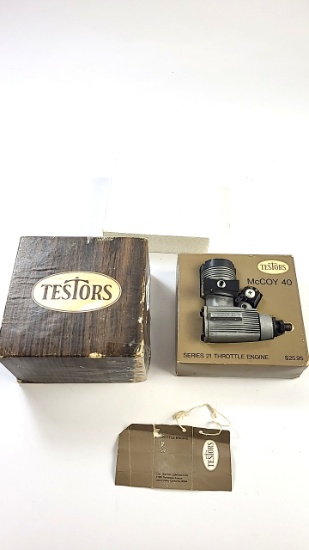 Vintage Model Airplane Engine - Testors McCoy 40 | Art, Antiques ...
