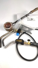 Fuel Gas Torch Kit 3/16 In Id 400 Psi Hose, Regulator, Burner Tips, Soldering Iron
