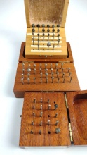 Swest Hs Bur Cone B-26 Jewelry Bur Sets, Cone Setting, Wooden Cases