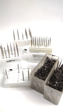 Large Lot Bur Panther Hart 446 77.1299 Otto Frei 118.024 Swiss Shallow Hart Bur Assortment