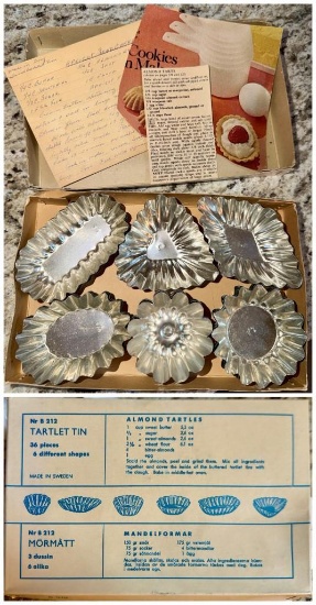Tiny Tins, Big Temptations! Vintage Swedish Tartlet Baking Set