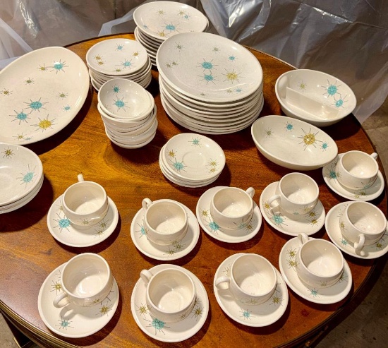 Franciscan Color Seal Starburst Oven Safe Mid Century Dinnerware Collection