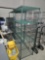 Lot of (2) Green Wire Shelving Units 24