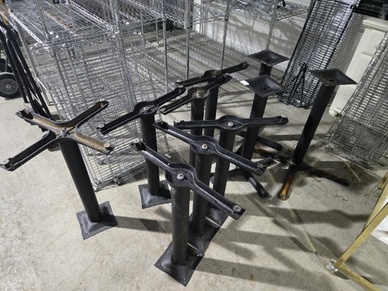 Lot of Assorted Table Bases