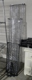 Lot of Assorted Mesh Rack Shelves