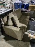 3 Seater Beige Couch with (2) Pillows
