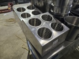 Lot of Stainless Steel Flatware holders