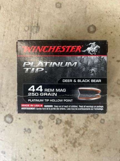 Full Box Winchester Platinum Tip 44 REM MAG 250 Gr.