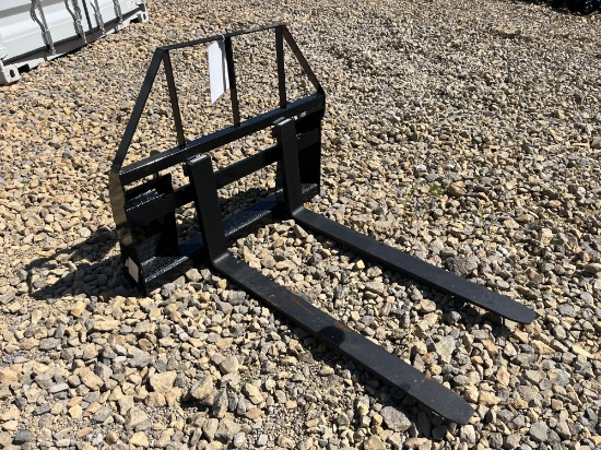 New 2026 AGT Skid Steer Pallet Forks