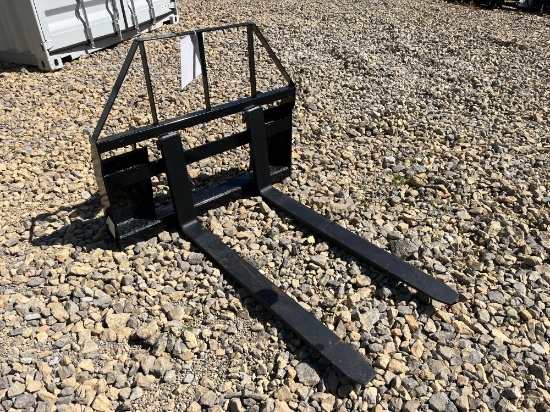New 2026 AGT Skid Steer Pallet Forks