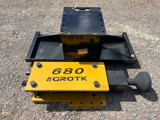 New AGROTK Skid Steer Hydraulic Hammer