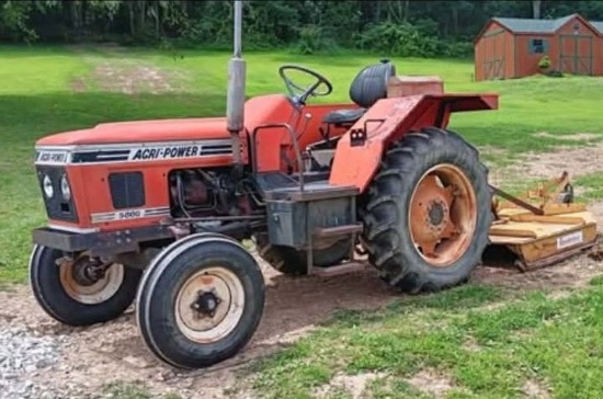 Agri-Power 5000 Utility Tractor w/ 6 ft King Kutter Brush Hog