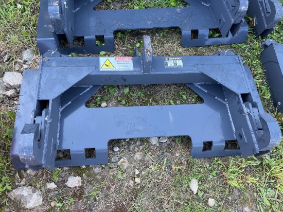 New 2026 Wolverine 3-Way Skid Steer Pallet Fork Frame