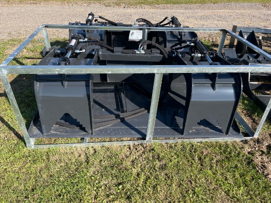 New 2026 Wolverine Skid Steer Grapple Bucket