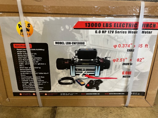 New ATS 13000 lb Electric Winch