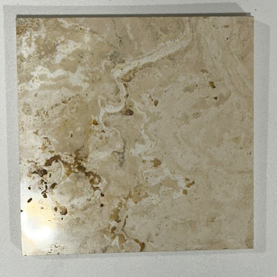 1 Crate 525sf 6"x6 Yosemite White Polish Beveled