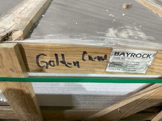 1 Crate 415sf Gold Creme FRENCH PATTERN brush